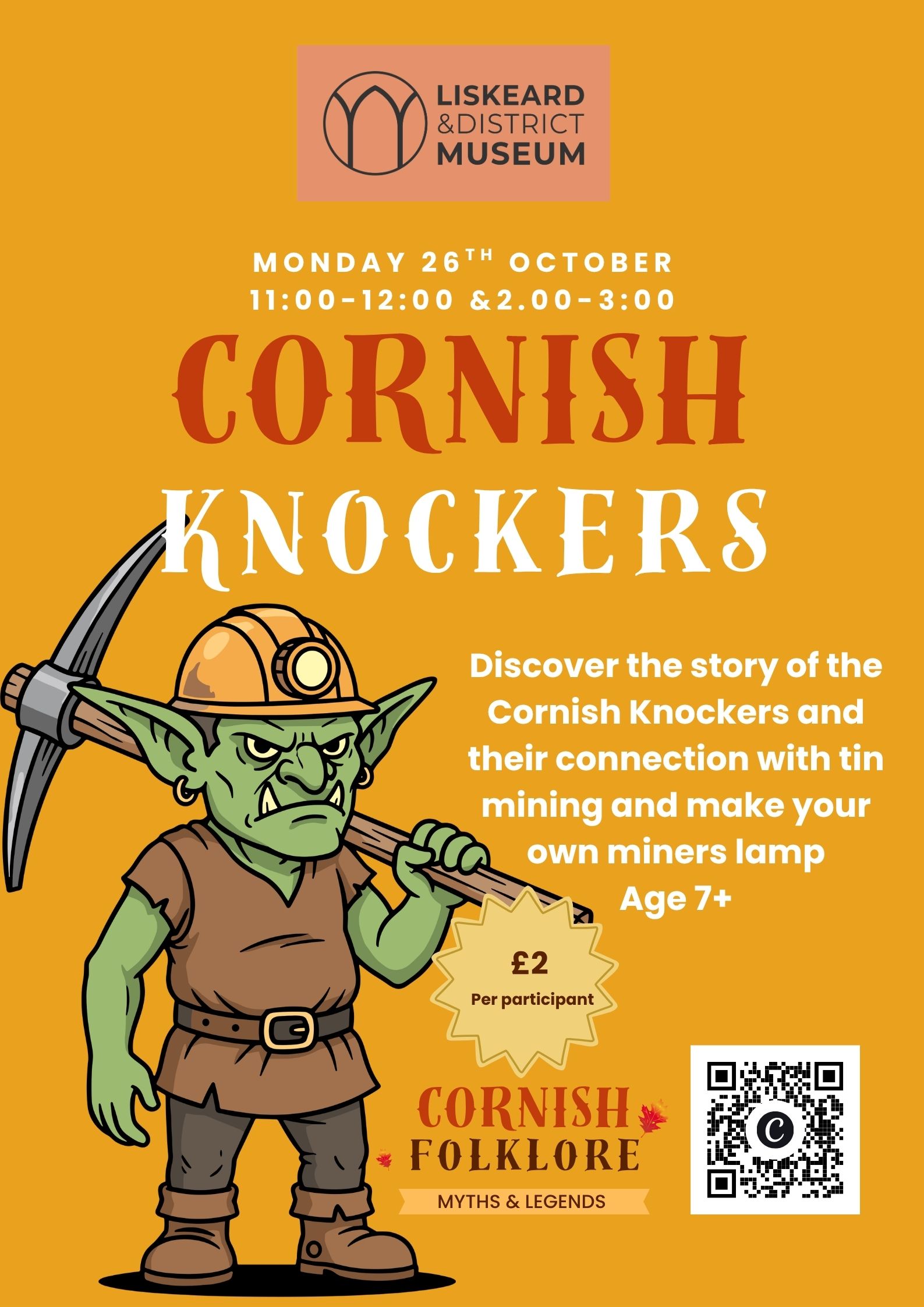 Cornish Folklore ~ Cornish Knockers afternoon session